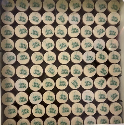 قالب طباعة شوكلاته 2سم