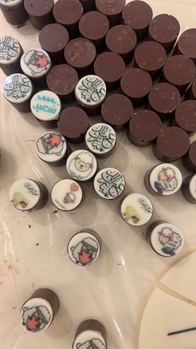 قالب طباعة شوكلاته 2سم