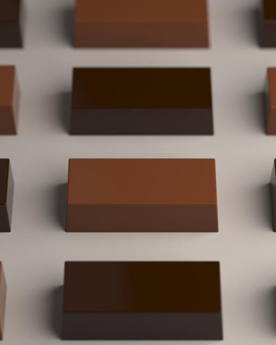 قالب شوكلاته مستطيل