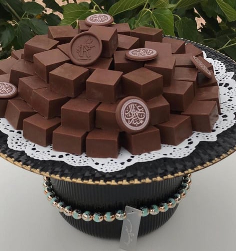 قالب شوكلاته مربع اكريلك