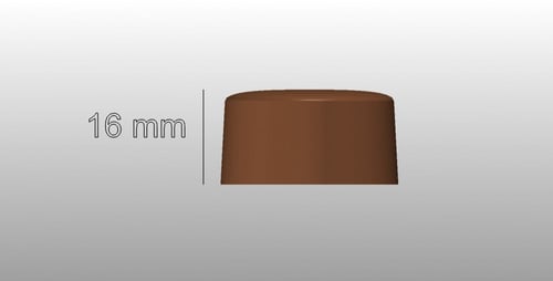 قالب شوكلاته مدور