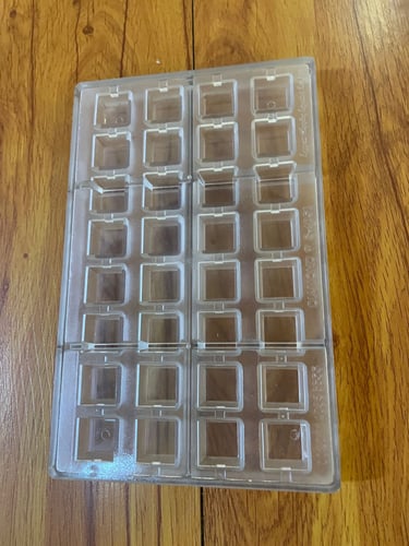 قالب شوكلاته مربع اكريلك