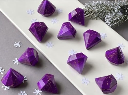 قالب شوكولاتة اكريليك الجوهرة