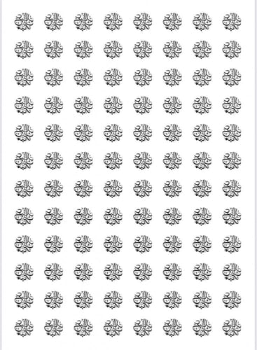 تصميم خاص لوقو عدد 100 ورقة