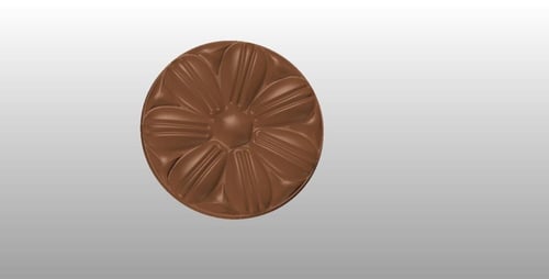 قالب شوكلاته ورد