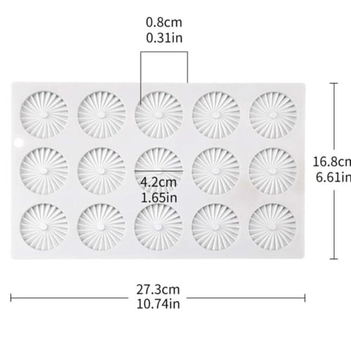 قوالب شوكلاته دائري سيلكون
