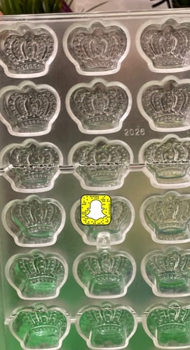 قالب شوكلاته تاج