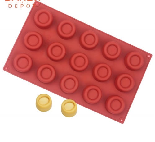 قالب شوكلاته سيلكون دائري