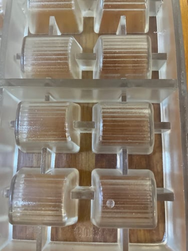 قالب شوكلاته اكريلك مستطيل