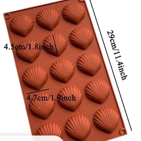 قالب شوكولاتة سيلكون صدف