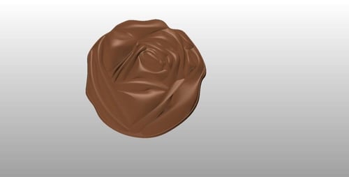 قالب شوكلاته ورد