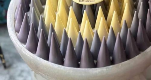 قالب شوكلاته اكريلك هرم