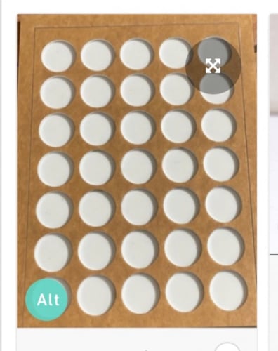 قالب طباعة ورده دائري