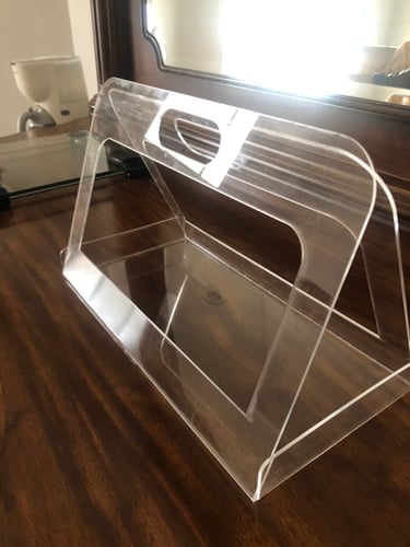 صينية شوكلاته اكريلك شنطه