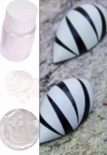 لون بودره ابيض ( white) تعبئة (10جم)