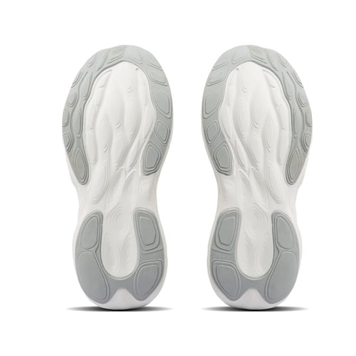 حذاء رياضي مريح للجري والنادي ابيض مايل للرمادي