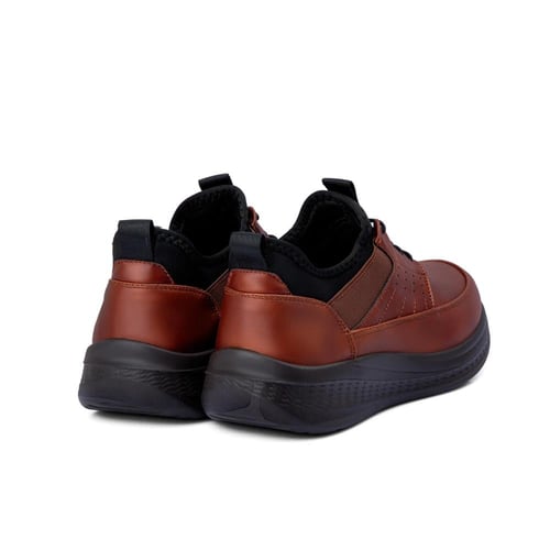 حذاء كاجوال طبي - جلد بني طبيعي