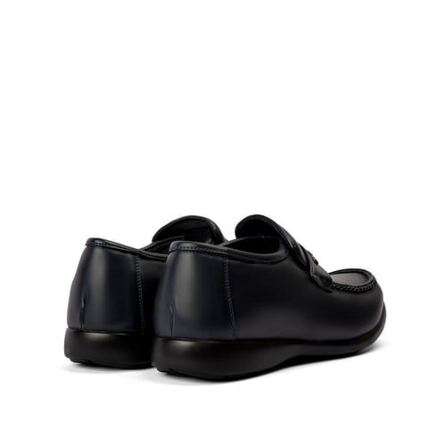 حذاء رسمي طبي من الجلد الطبيعي كحلي