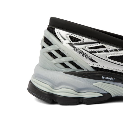 حذاء رسمي طبي باللون الاسود ورمادي فاتح