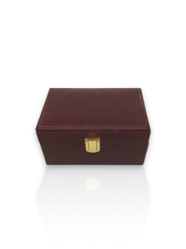 علبة جلدية فاخر للعود أو المجوهرات