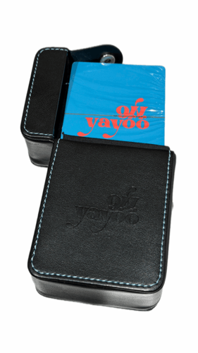 ورق بلوت في علبة فاخره -الازرق