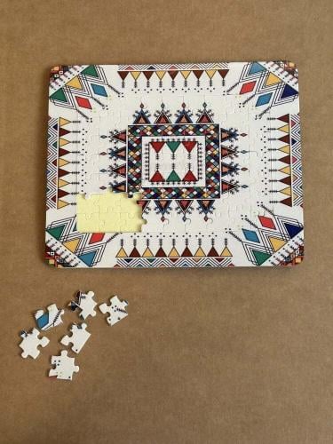 أحجية القطع القط العسيري - Qatt asiri puzzle