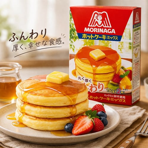 خليط البانكيك الياباني موريناغا الأصلي | Morinaga Pancake Mix