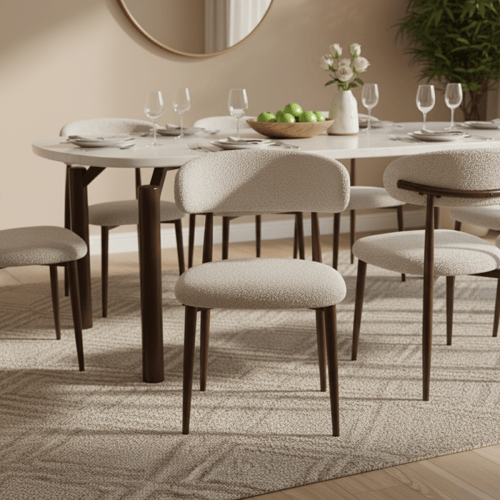 طاولة طعام رخام مع 8 كراسي – فخامة كاملة للمساحات...