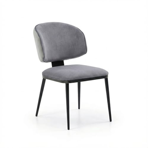 طقم سفرة رخامي مع 8 كراسي رمادي واسود فخامة للعائل...