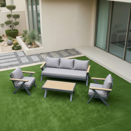 طقم جلوس خارجي 5 مقاعد – تصميم فاخر ومريح