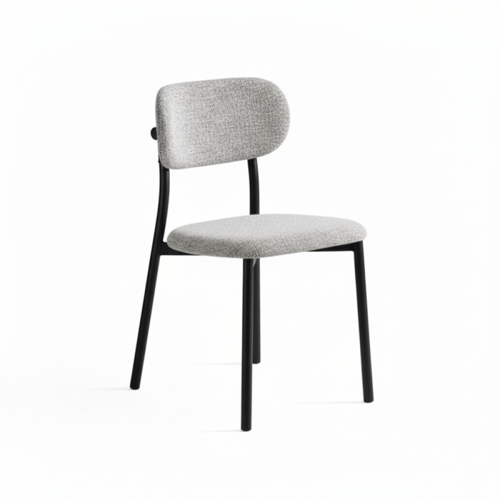 طقم طاولة طعام سيراميك رمادي مستطيل – طاولة + 8 كر...