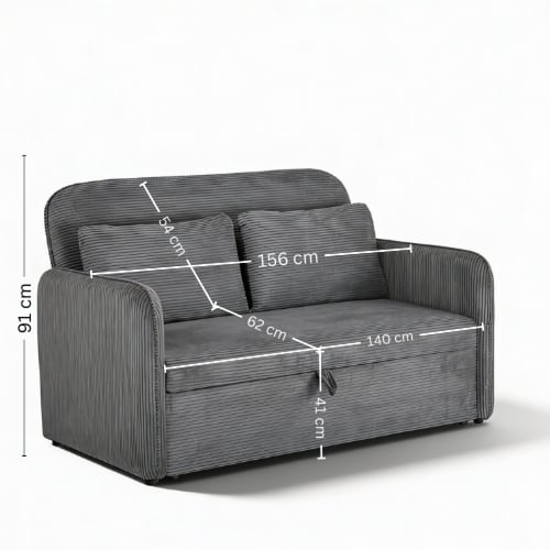 طقم كنب سرير رمادي – أناقة تناسب كل الديكورات