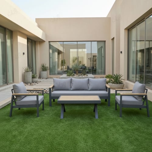 طقم جلوس خارجي 5 أشخاص – تصميم فاخر