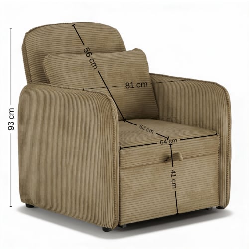 طقم كنب سرير بني – راحة نهارية ونوم مريح ليلاً