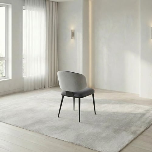 طقم سفرة رخامي مع 8 كراسي رمادي واسود فخامة للعائل...