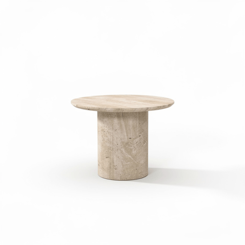 طقم طاولة طعام بيج دائري مع 4 كراسي – أناقة رخامية...