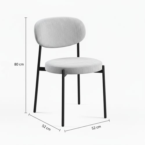 طقم طاولة طعام مستطيل رمادي – أناقة ومساحة أكبر