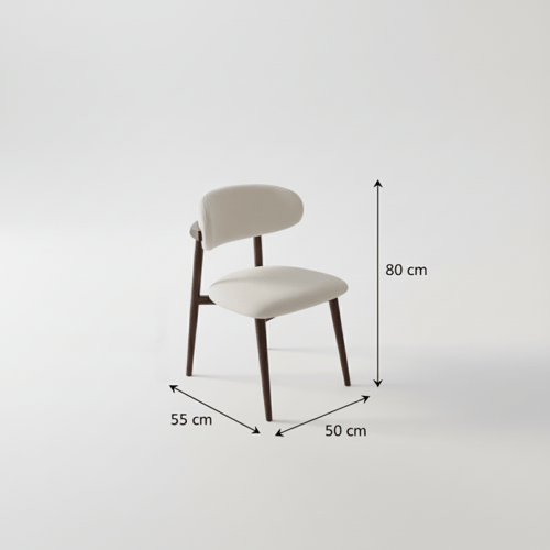 طقم طاولة طعام رخام بيج مستطيل أنيق – 8 أشخاص