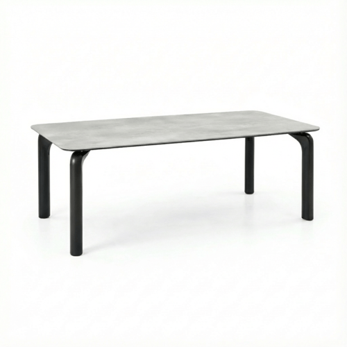 طقم سفرة رخامي مع 8 كراسي رمادي واسود فخامة للعائل...