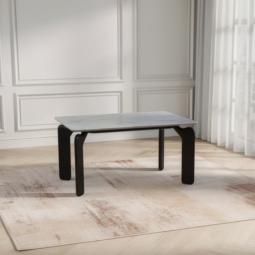 طقم طاولة طعام مستطيل مع 4 كراسي – مثالي للمساحات...