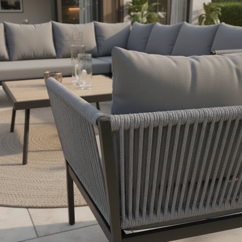 طقم جلوس خارجي 8 مقاعد – تصميم واسع وفخم للمساحات...