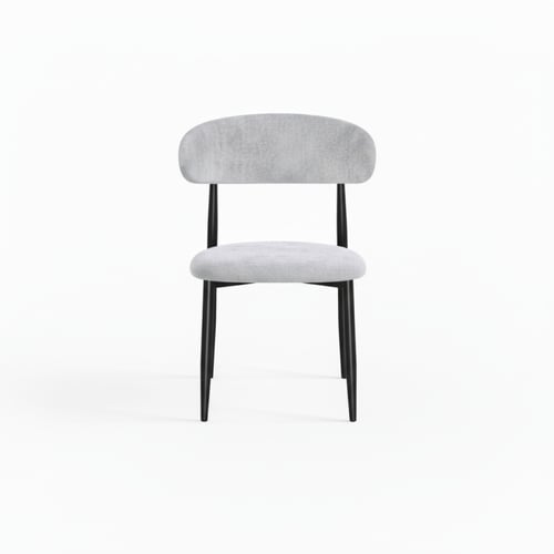 طقم طاولة طعام مستطيل رمادي – فخامة عصرية بحجم كبي...