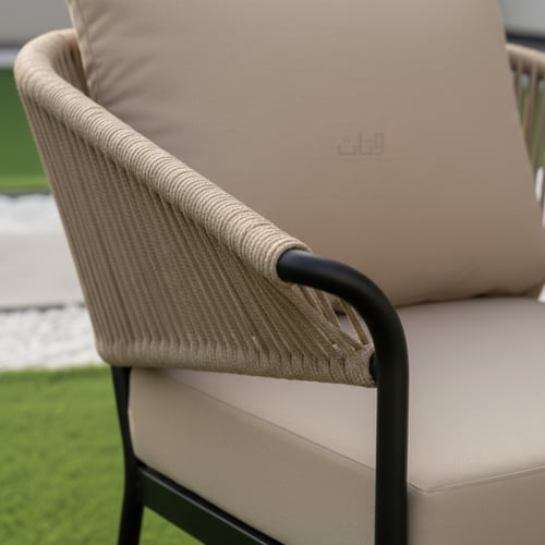 طقم جلوس خارجي 5 مقاعد – فخامة وراحة متكاملة