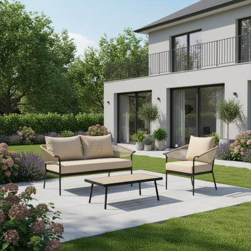 طقم جلوس خارجي 3 مقاعد – أناقة وعملية