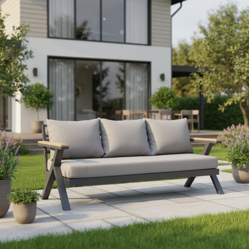 كرسي خارجي 3 مقاعد – تصميم واسع ومريح