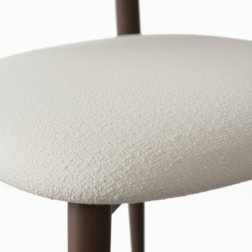 طقم طاولة طعام رخام بيج مستطيل أنيق – 8 أشخاص