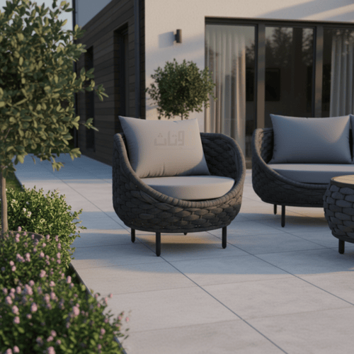 طقم جلوس خارجي 4 مقاعد – تصميم مريح للمساحات المتو...