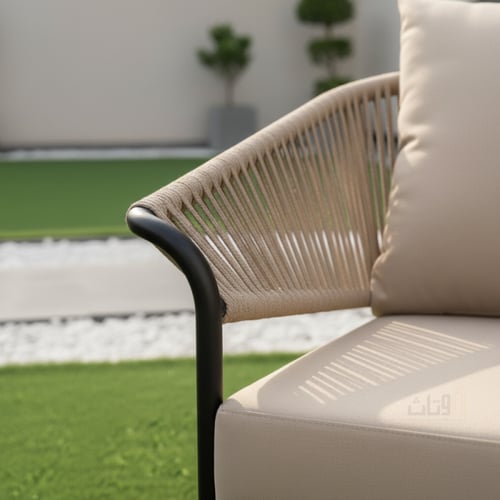 طقم جلوس خارجي 5 مقاعد – فخامة وراحة متكاملة