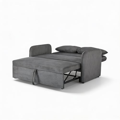 طقم كنب سرير رمادي – أناقة تناسب كل الديكورات