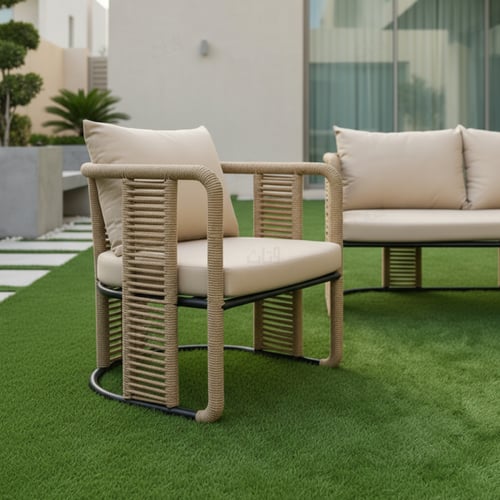 طقم جلوس خارجي 5 أشخاص – تصميم أنيق ومريح